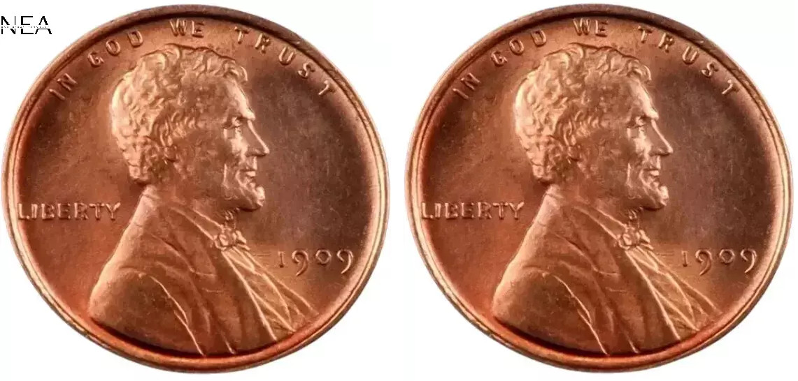 1909+1909 VDB Lincoln Wheat Penny Cent Lot ~ Gem BU (red) ~ 2 Coin Set