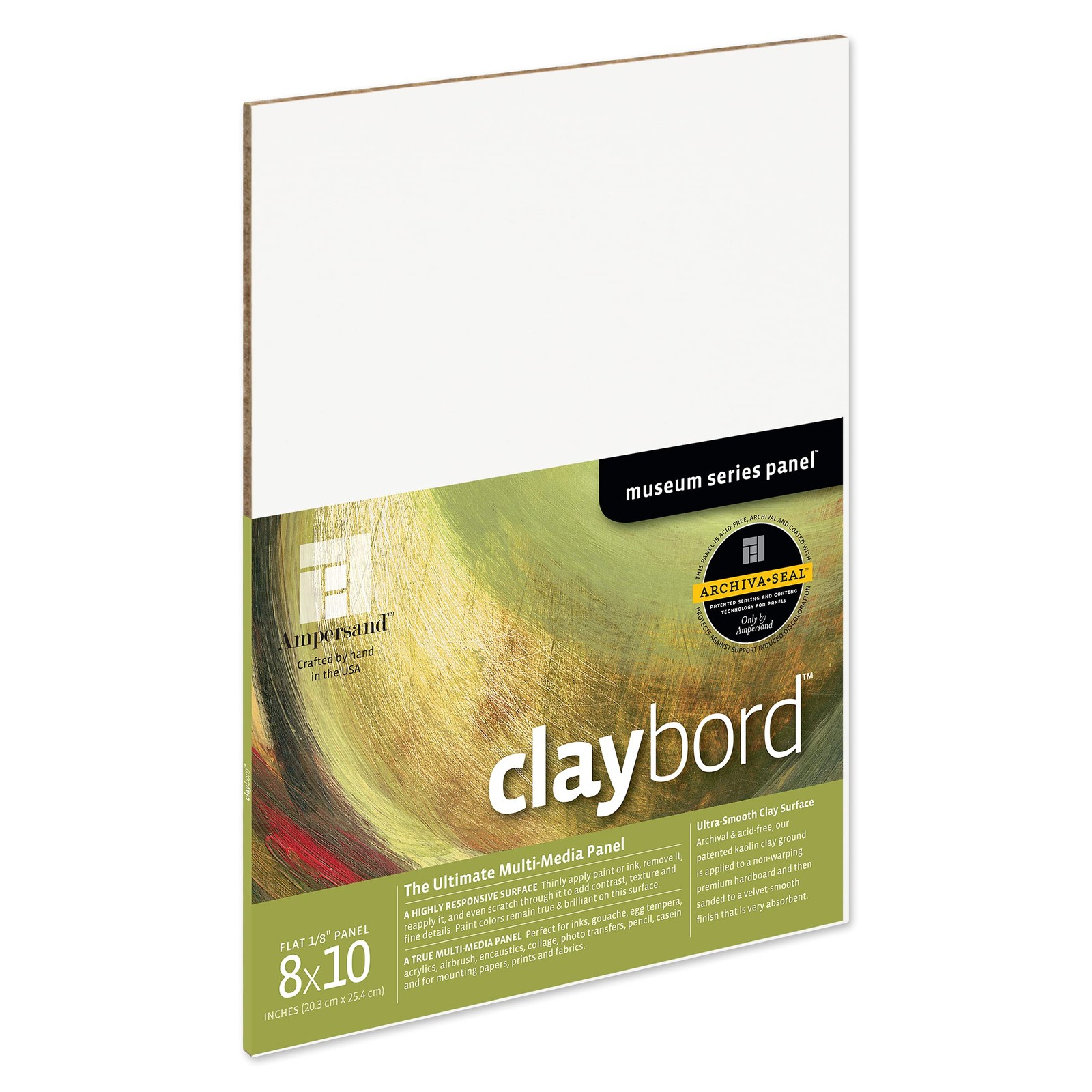 Museum Quality Claybord 8x10 Ultra Smooth Multimedia Art Panel Acid Free