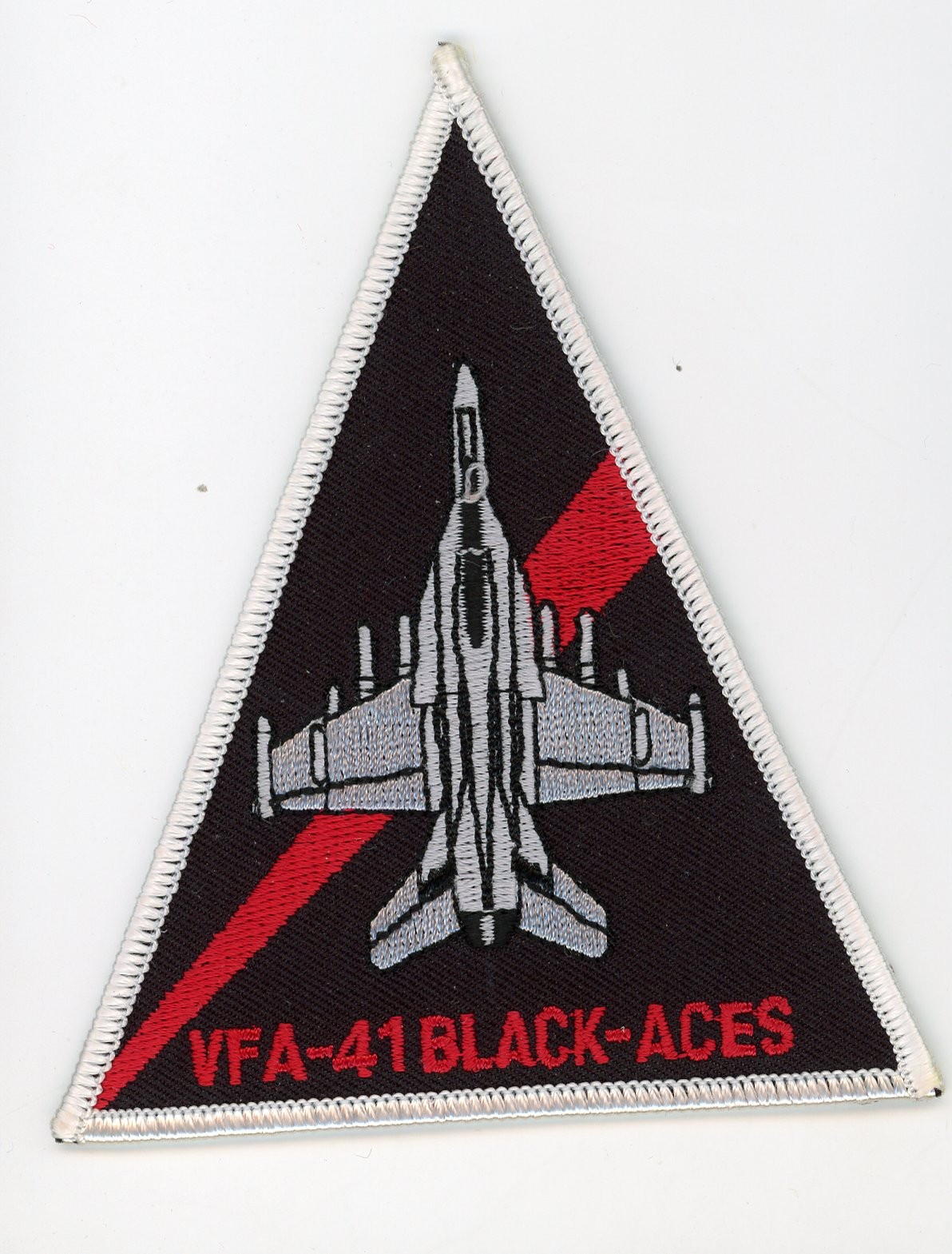 PATCH USN F/A-18 HORNET VFA-41 BLACK ACES IRON ON PARCHE