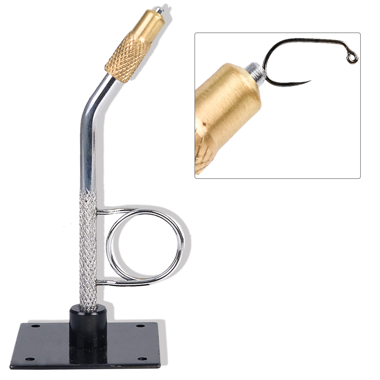 Mini Travel Fly Tying Vise DIY Pocket Size Vise for Hook Size 14--20#
