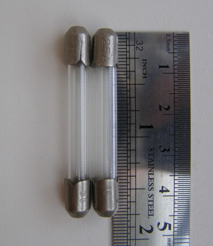 Vintage USSR Military Fuse 6x45 600V @ 0.25A QTY=10 NOS