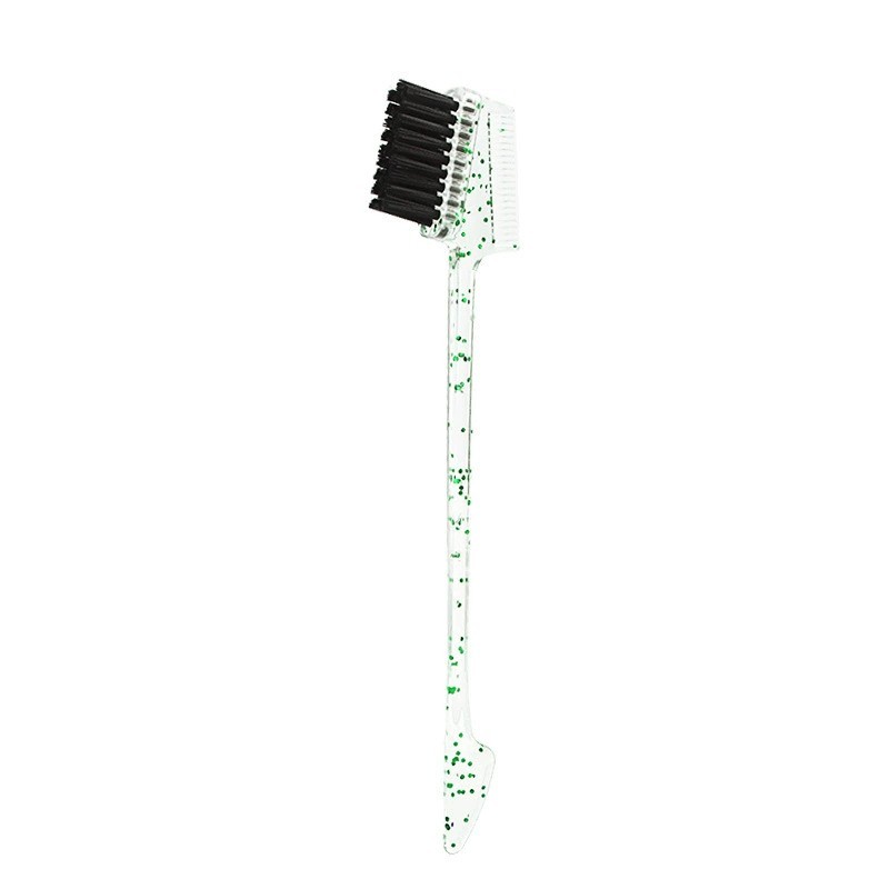 Reusable Plastic Double-Ended Eyelash Comb & Brush Tool, Multicolor