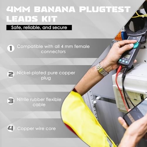 6PCS Multimeter Test Leads Set Electric Wire Piercing Probe, Automotive