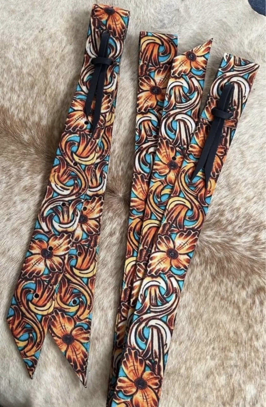Nylon Western Saddle Cinch Tie Strap & Off Billet SET Horse Tack FREE SHIPPING