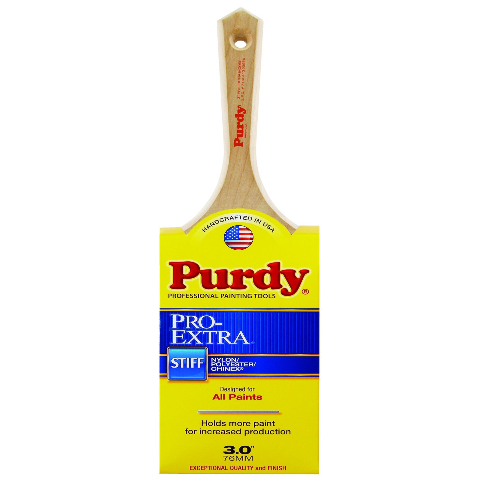 Genuine Purdy Pro-Extra Moose Flat 3" Paint Brush 144232730