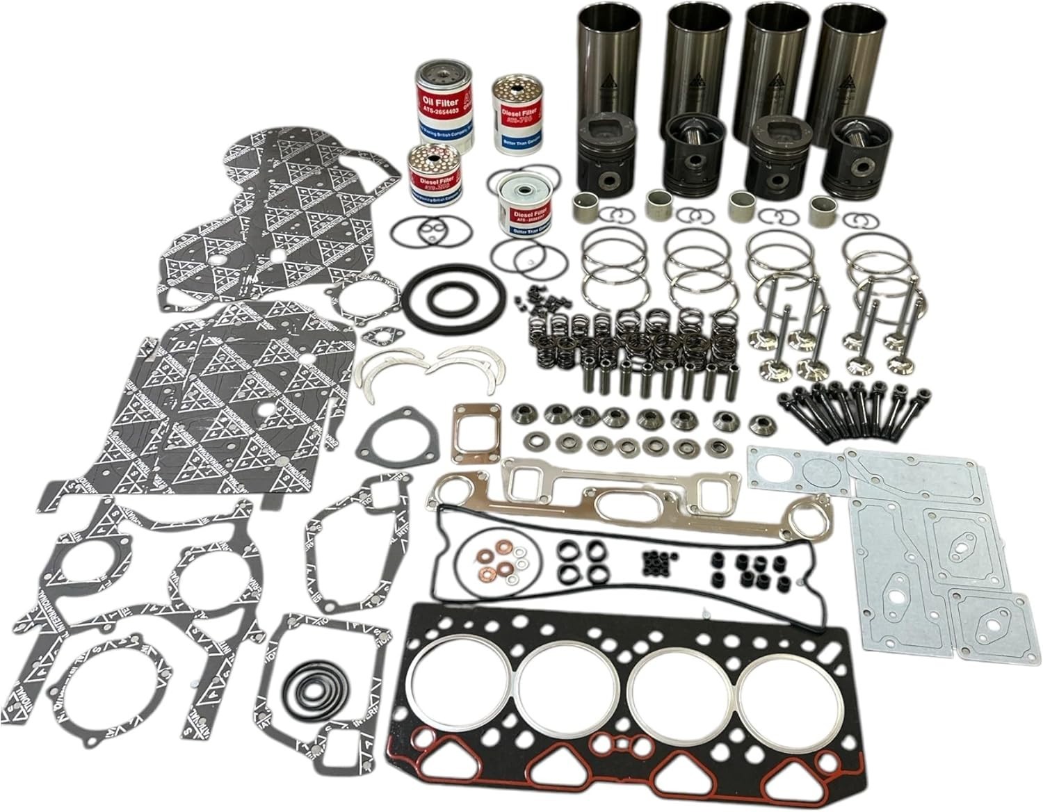 Perkins 1004.4 Engine Rebuild Kit CAT 3054 416C 416B 426C 428C Backhoe JCB 3XC