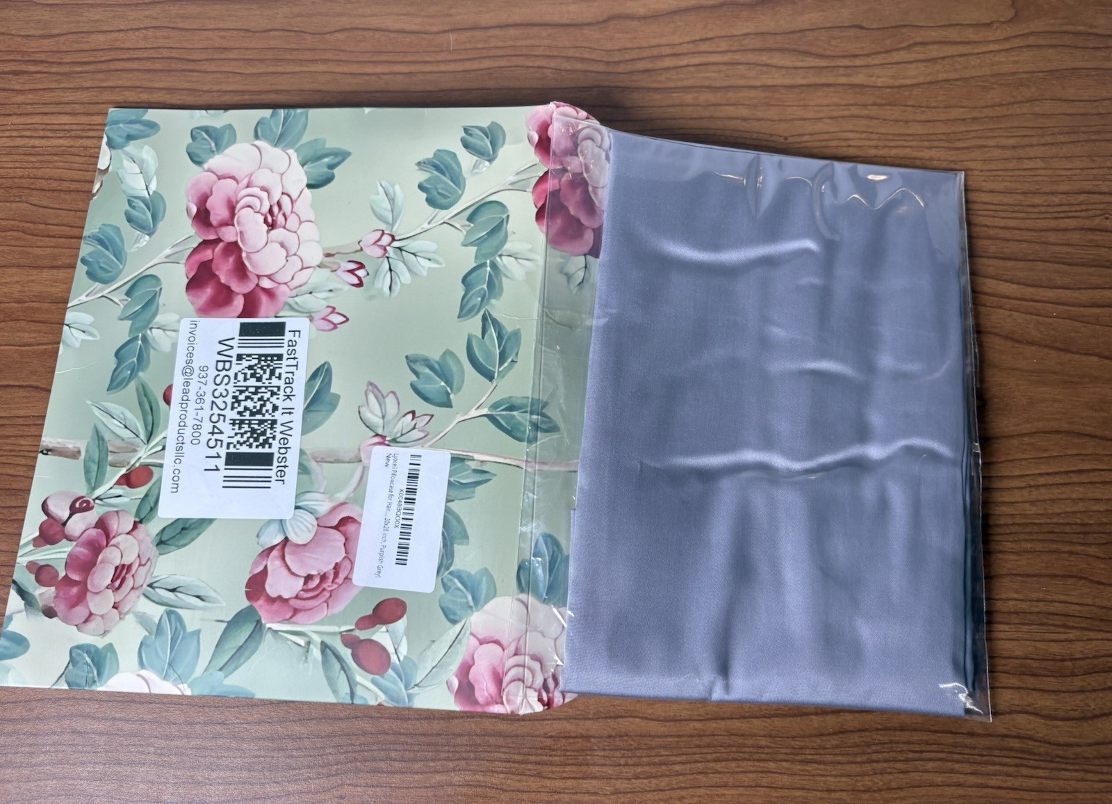 Lyocell Pillowcase Purplish Grey New