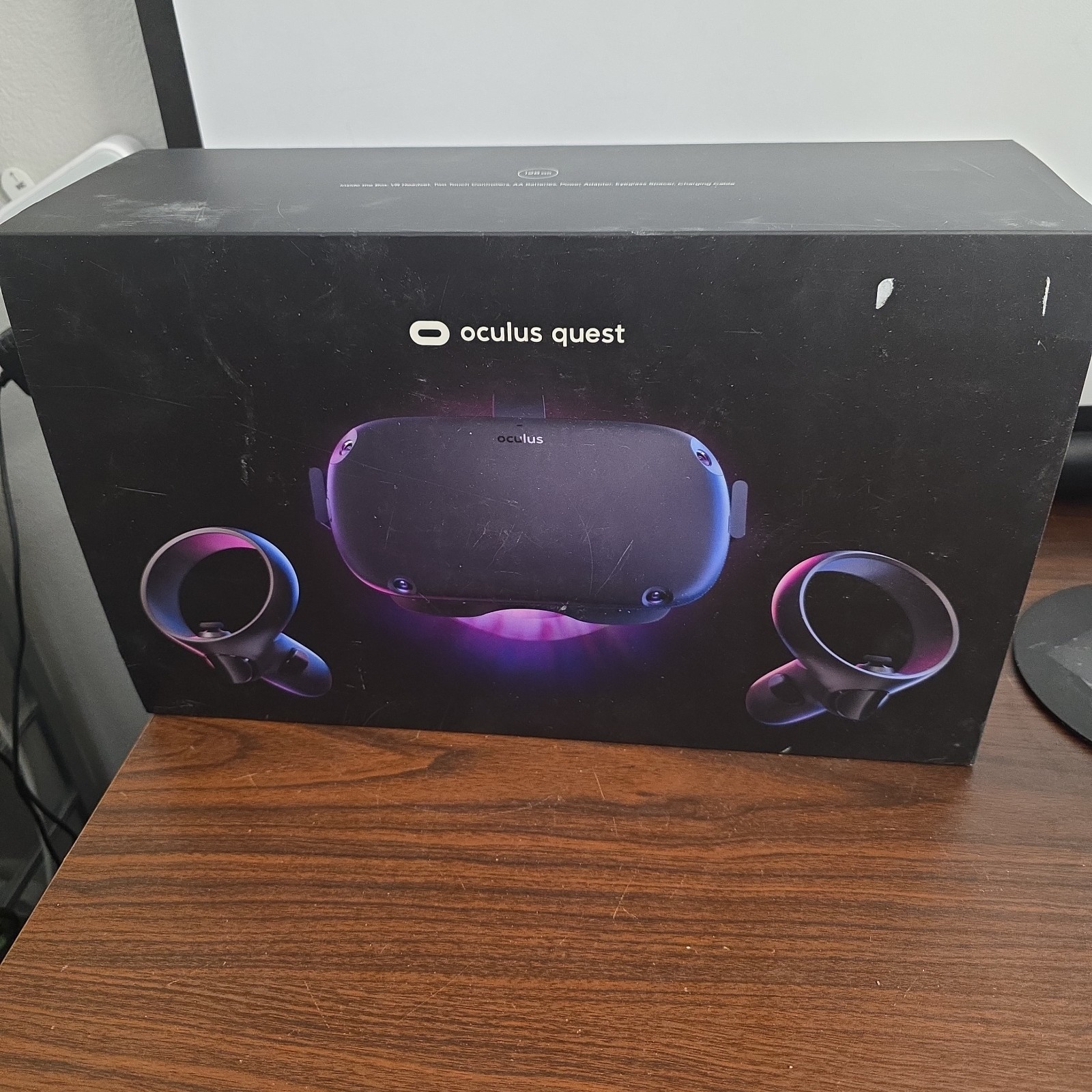 Meta Oculus Quest 128GB VR Headset Virtual Reality System Operation Confirmed