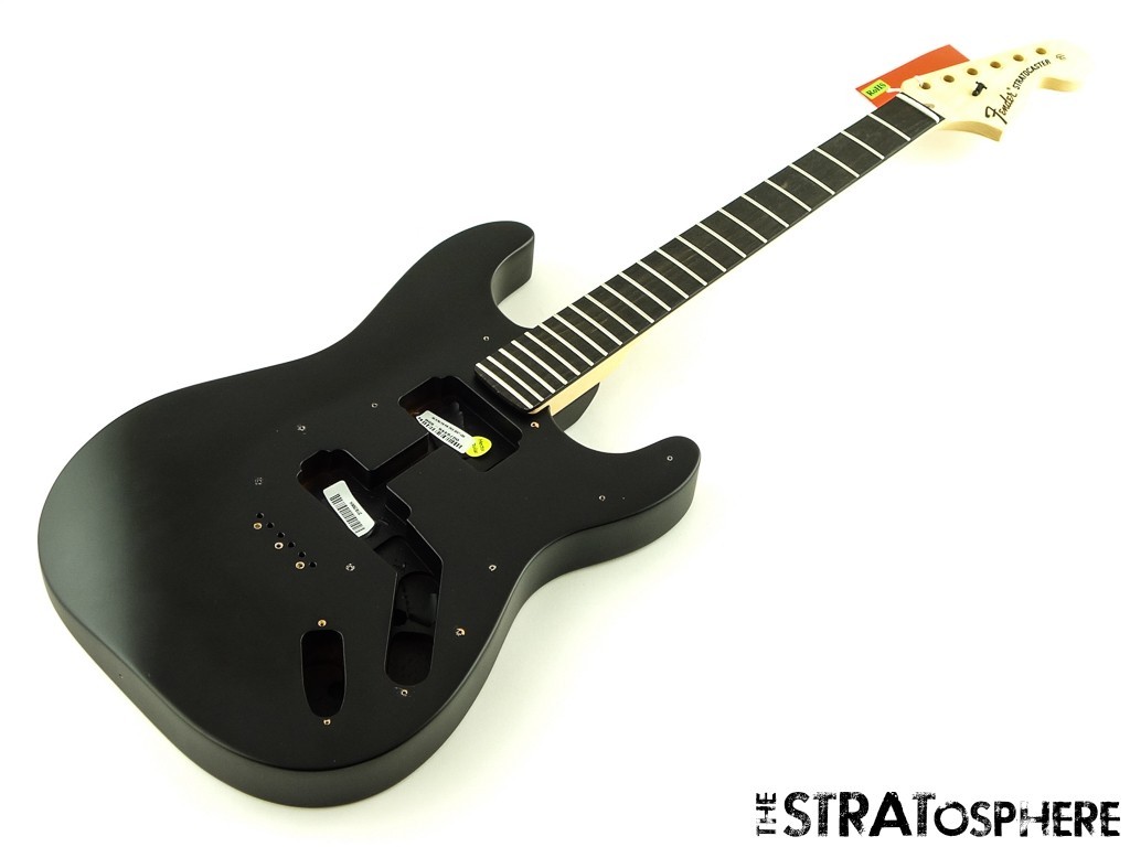 Fender American Jim Root Stratocaster Strat BODY + NECK Mahogany Ebony Black