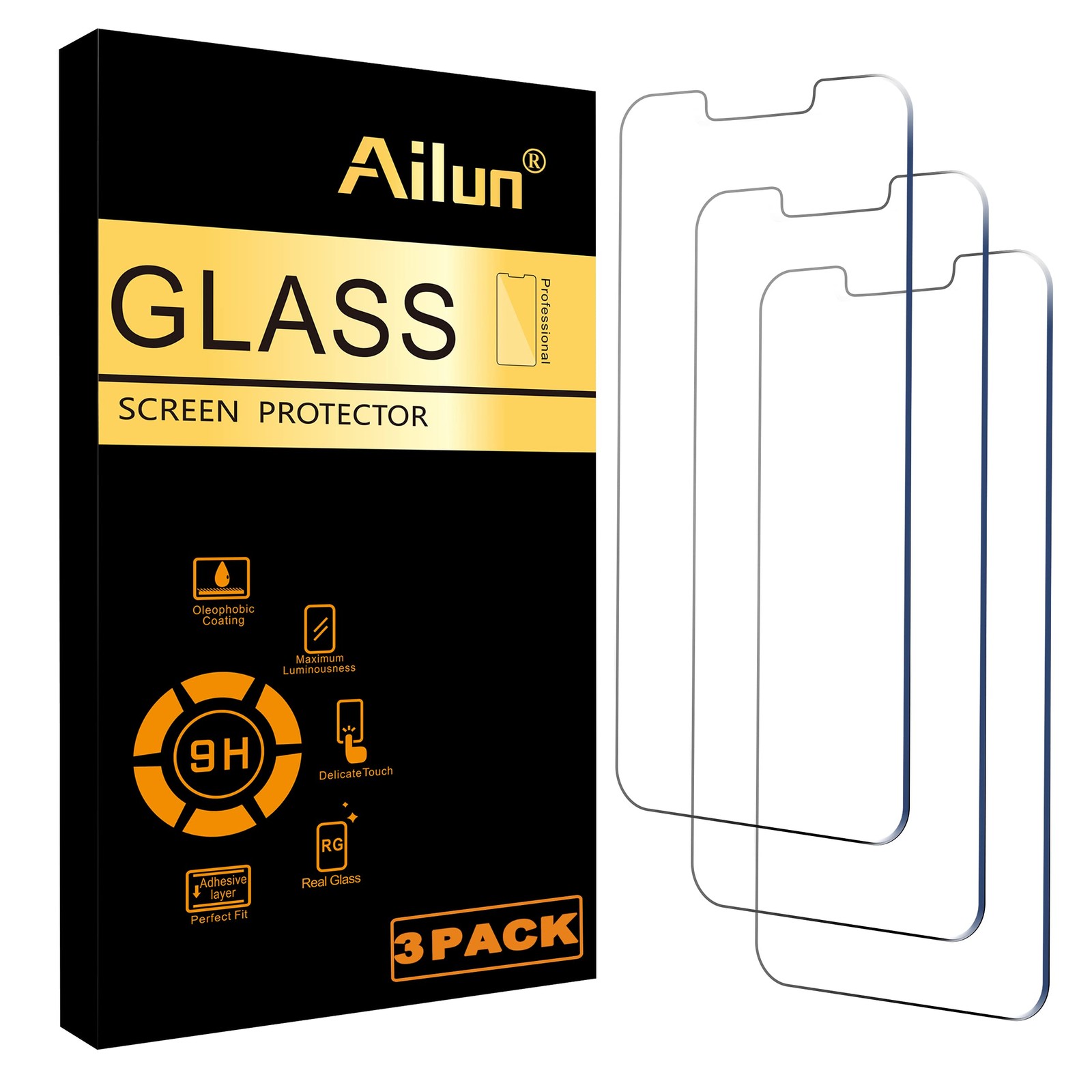 Ailun Screen Protector for iPhone 16e/14/13/13 Pro-6.1 Inch, Transparent