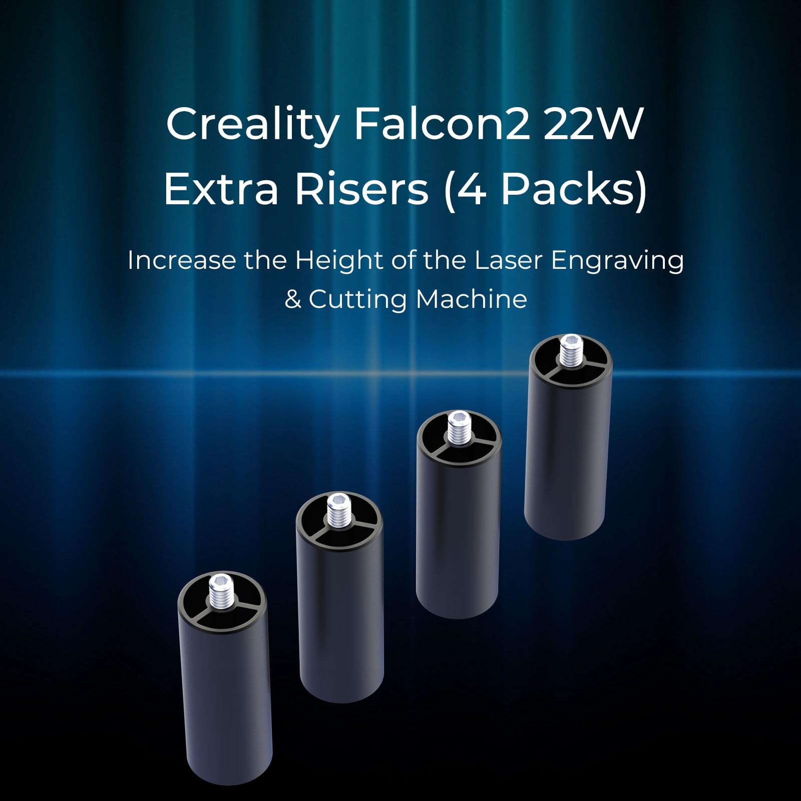 Creality Extra Risers 4 Pcs for Laser Engraver, Support Column Increase 56mm ...