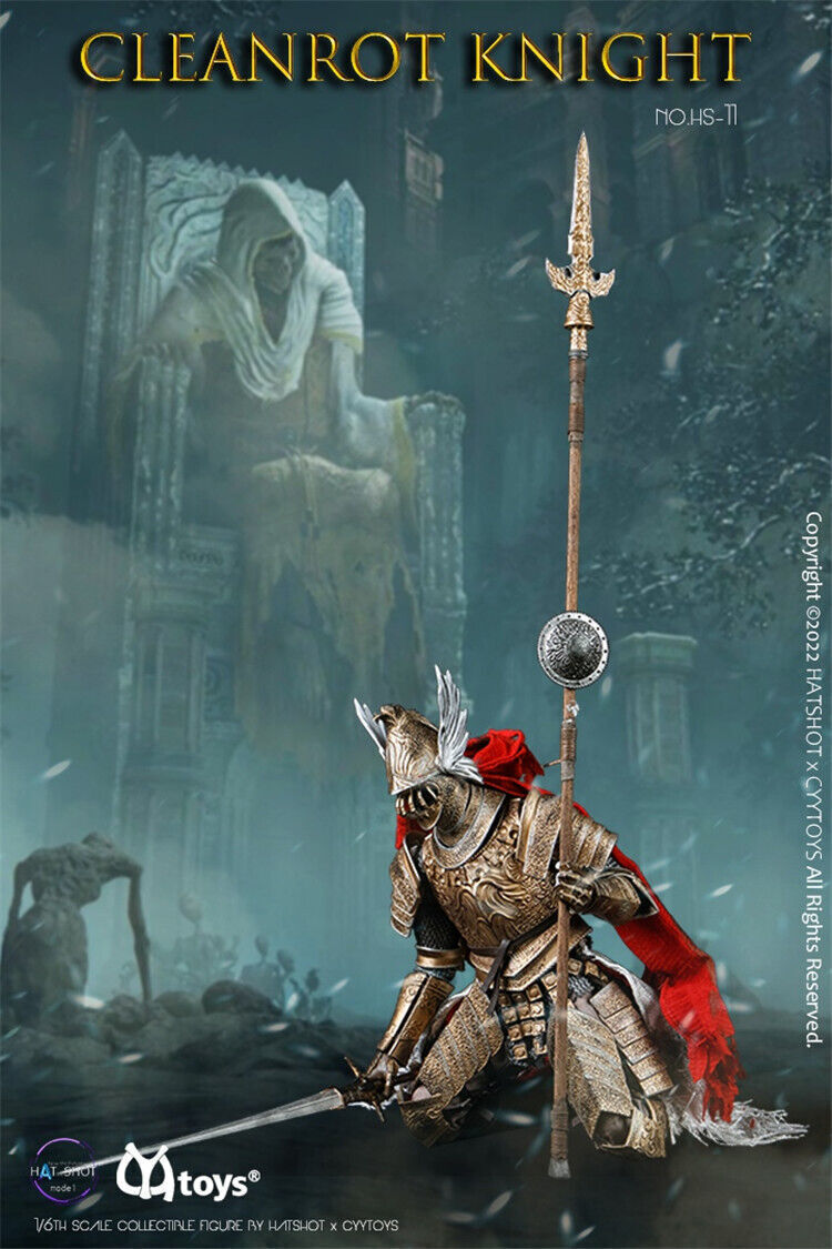 New CYYtoys & HatShot 1/6 HS-11 Cleanrot Knight 12" Action Figure Model Gift