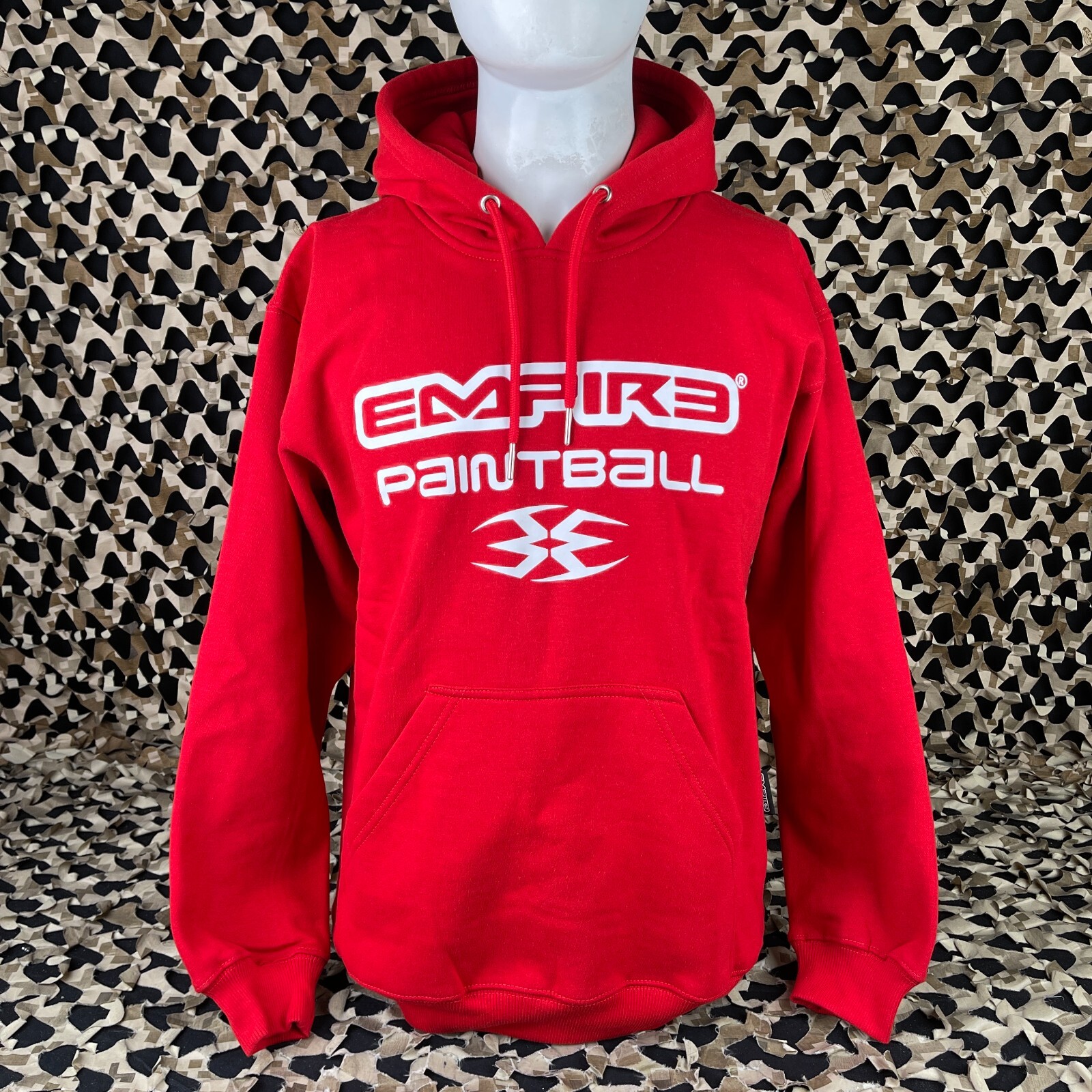 NEW Empire Paintball Hooded Pull Over Sweatshirt - Red - Large