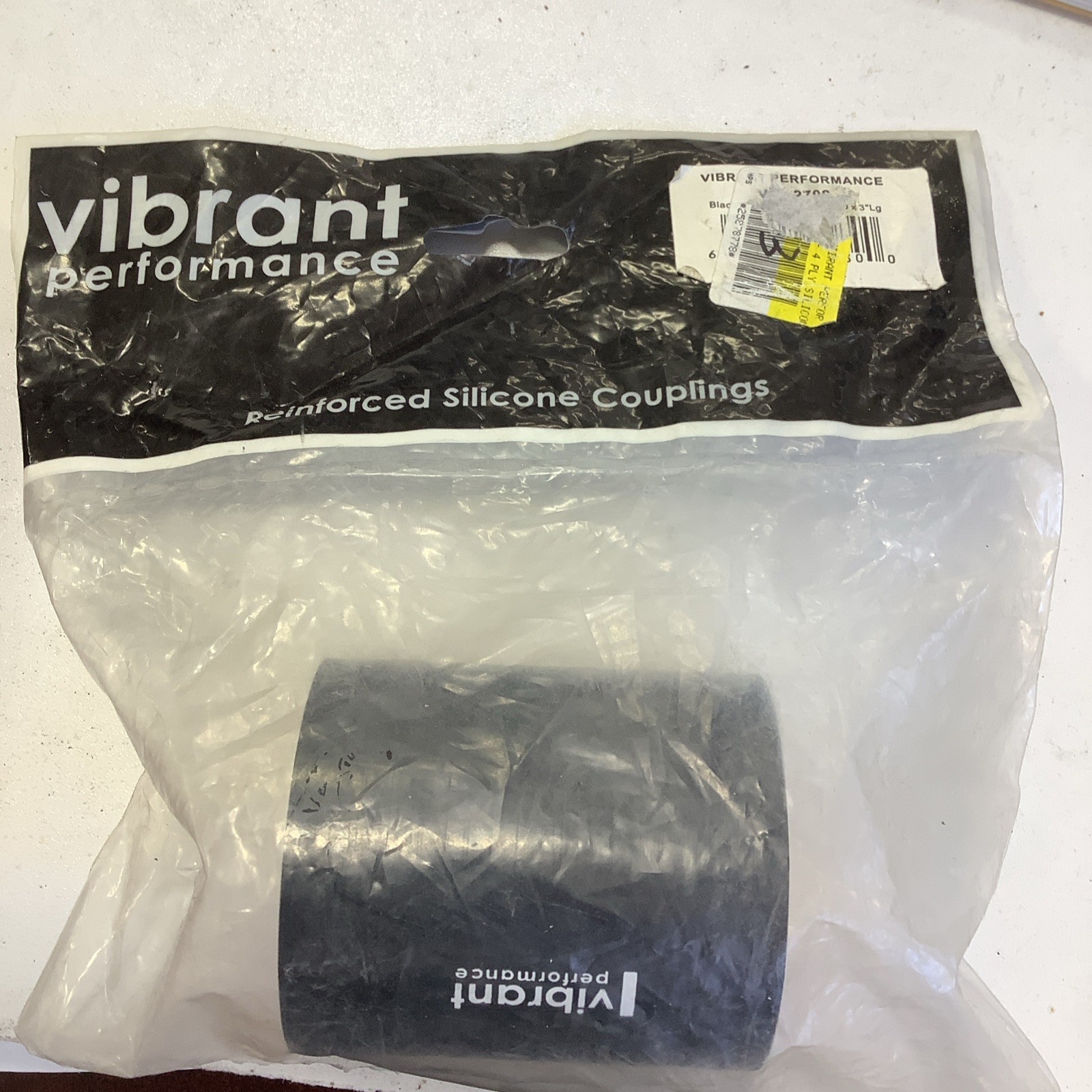 Vibrant 4 Ply Reinforced Silicone Straight Hose Coupling - 3in I.D. x 3in long