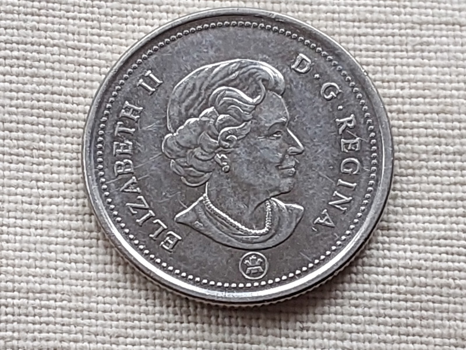 Canada 2007 25 cents coin