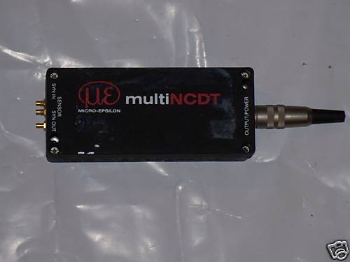 MICRO EPSILON DT 110-S-U6-A-C3-I USED MULTI NCDT SENSOR 4307128 DT110SU6AC3I