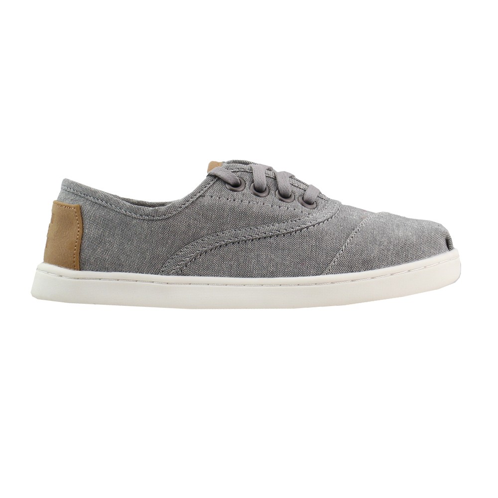 TOMS Cordones Lace Up  Youth Boys Grey Sneakers Casual Shoes 10009420
