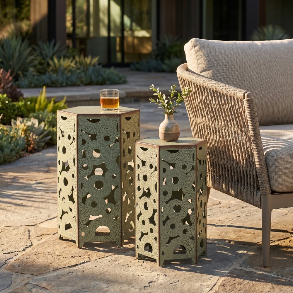 SELVA Accent Table Modern Side Table for Living Room Bedroom