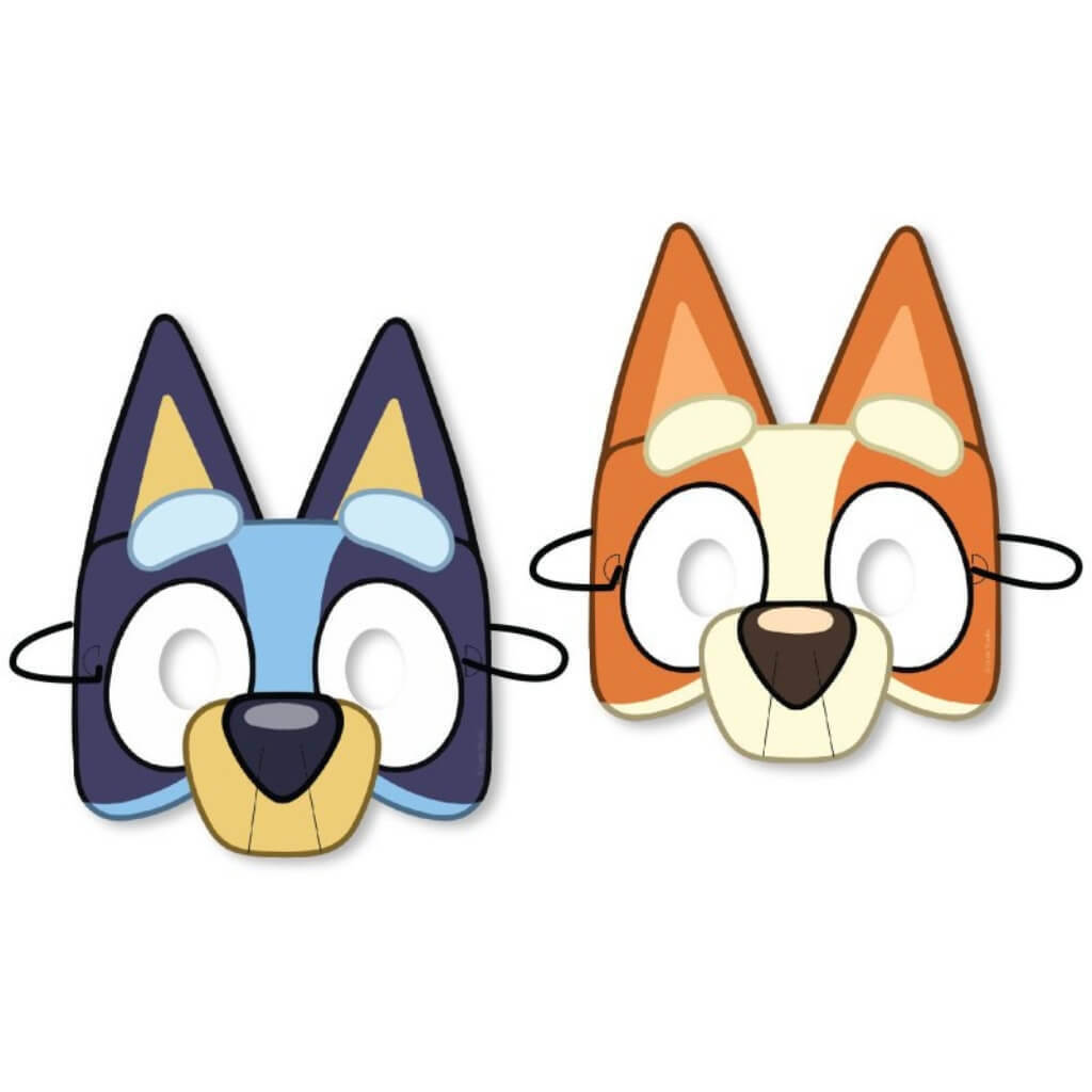 Bluey Paper Masks 8pk