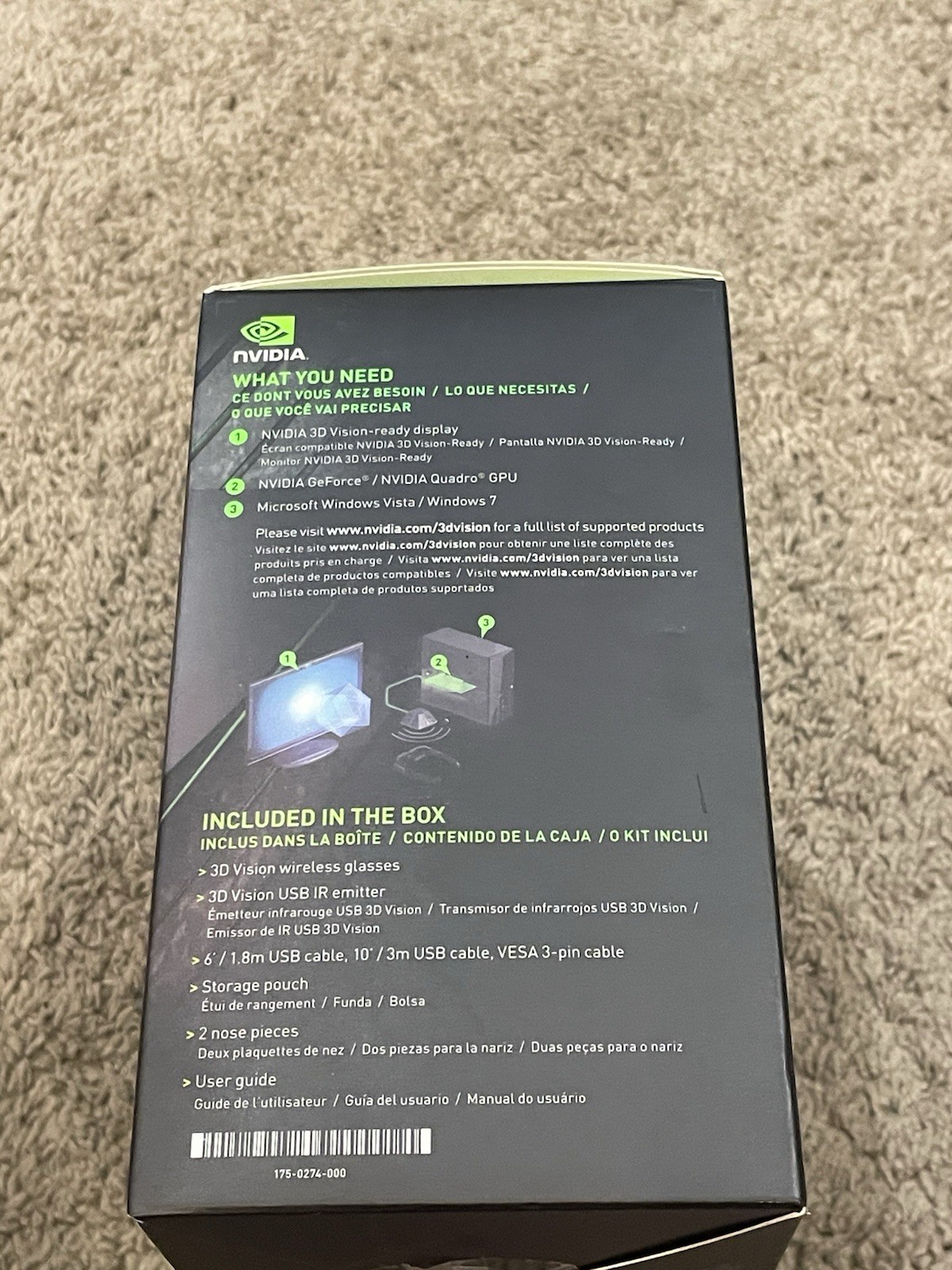 Nvidia 3D Vision 2 Wireless Glasses Kit (942-11431-0007-001)