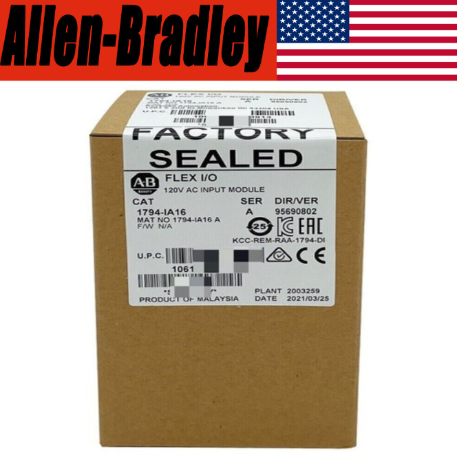 1PC New AB 1794-IA16 SER A Flex I/O 120VAC Input Module Free Shipping PLC 1PC US