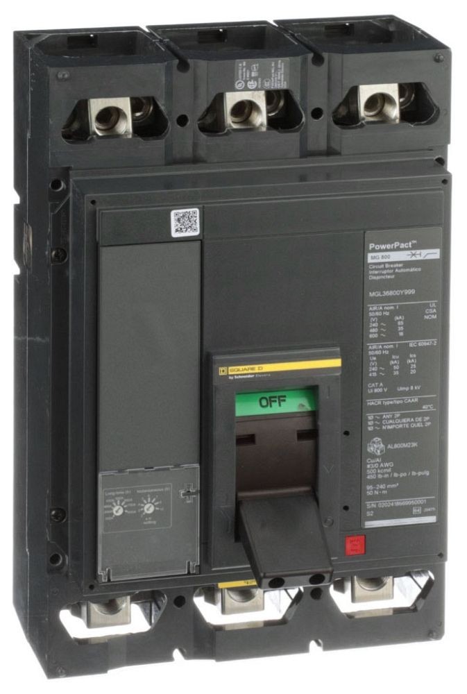 NIB - Square D - MJL36800 - 800A 3-Pole Circuit Breaker Powerpact M