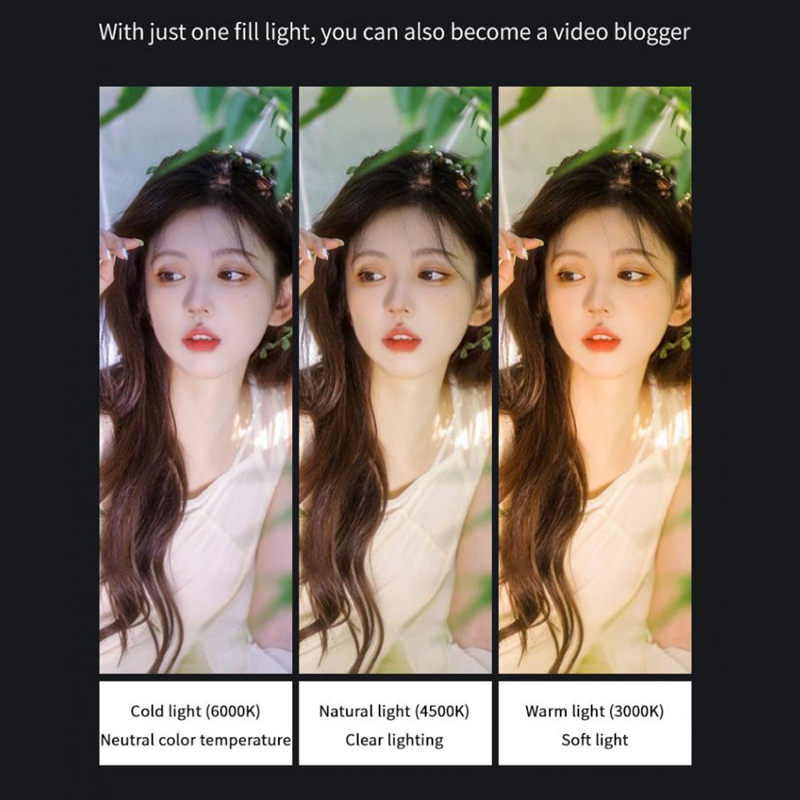 LED Video Light High Brightness Soft Light Multi Mode Color Temperature BEA
