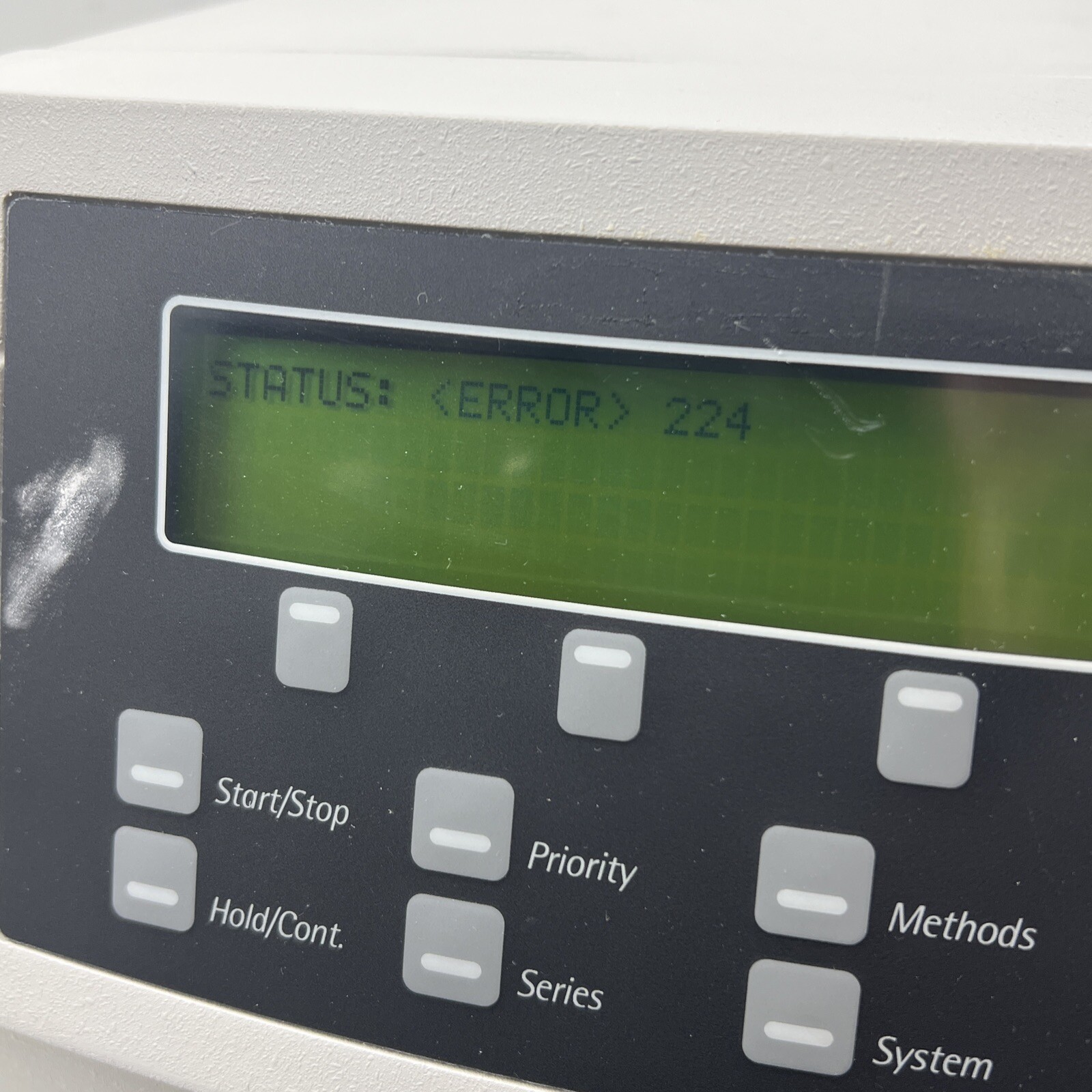Esa Model 542 HPLC Autosampler Fraction Collector, Error Code 224