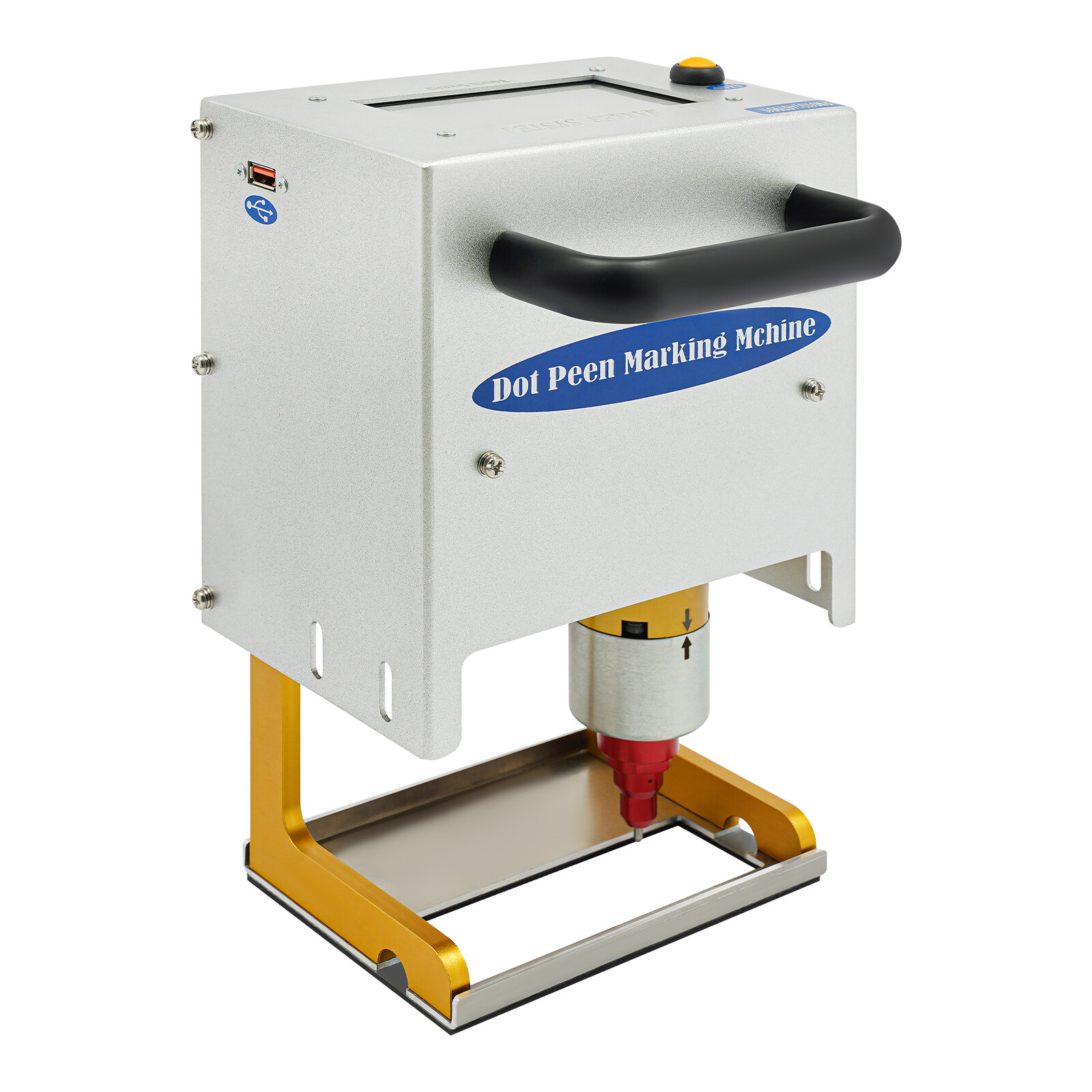 Portable Metal VIN Code Engraving Printer Touch Screen Dot Peen Marking Machine