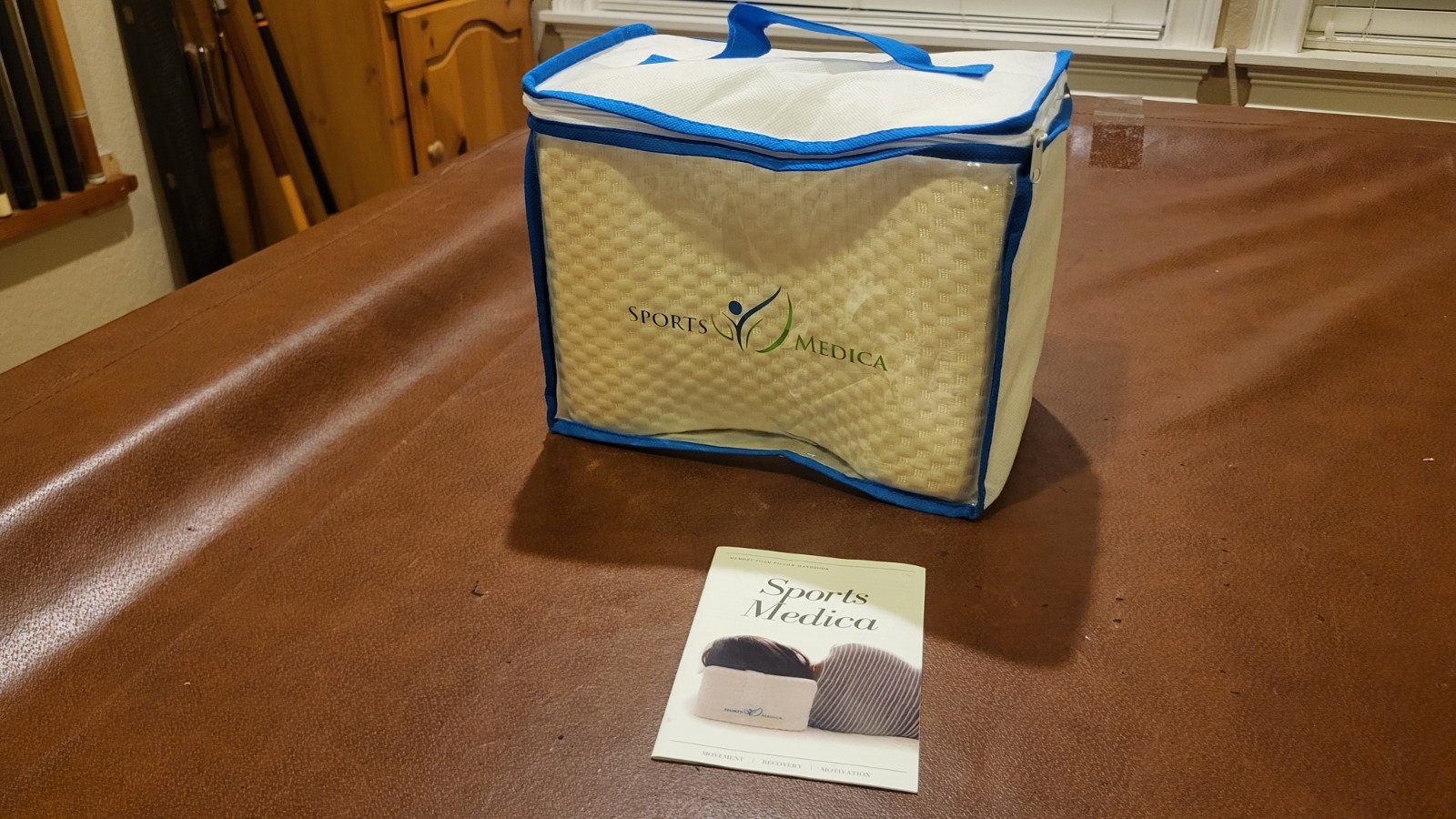 Sports Medica  Knee Pillow for Side Sleepers - Washable Cover NEW SEALED!