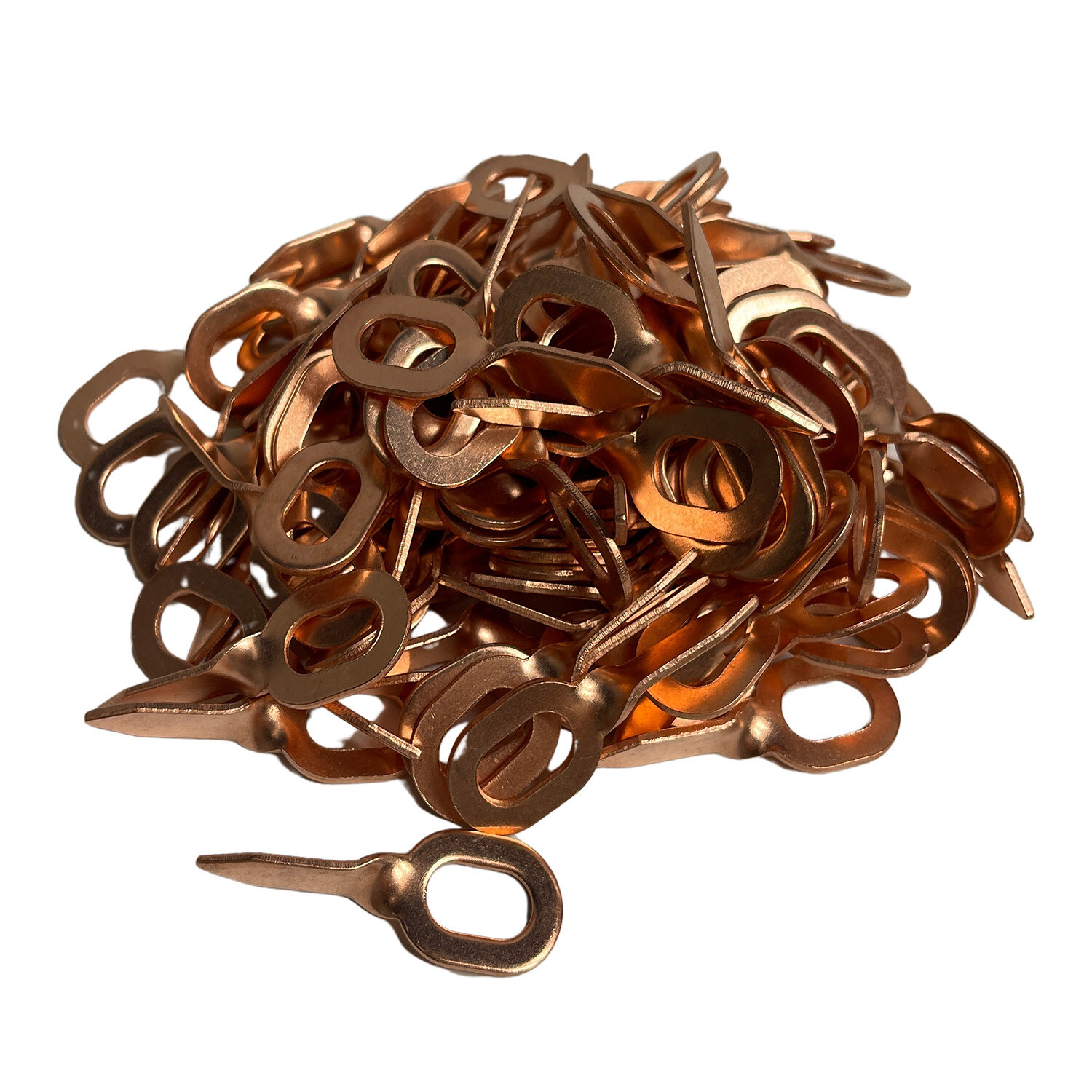 Twisted Dent Pulling Weld Tab Keys - 100 pkg of Steel Tabs