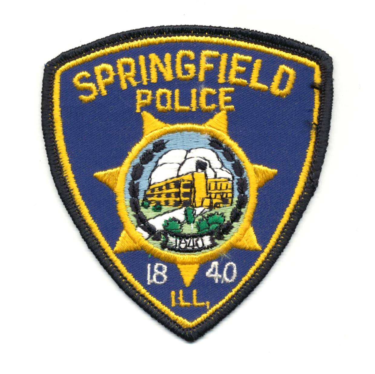 Springfield IL PD Police - Obsolete / Retired Design Embroidered Patch