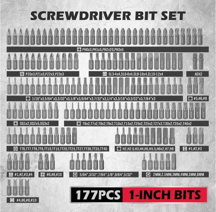 Gunsmith Screwdriver Set Wheeler Gunsmithing Firearm Tools Kit 260 Bits Pro NEW
