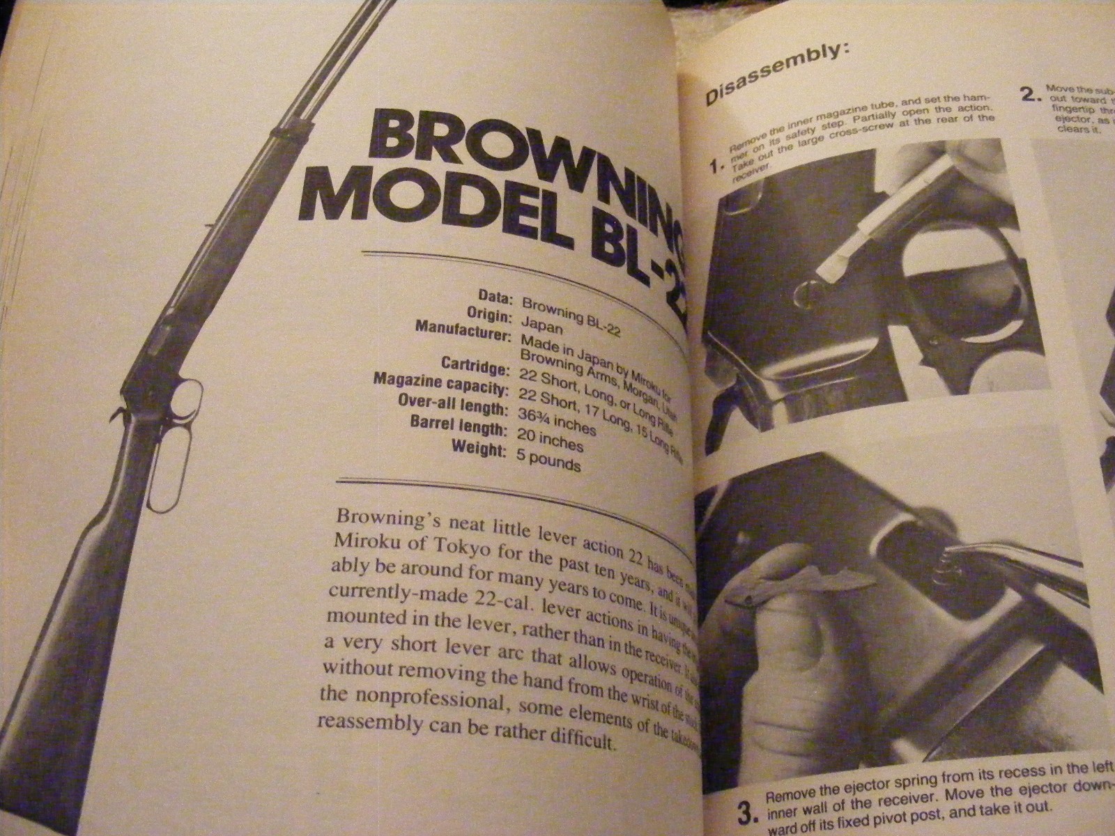3 Books, Home Gunsmithing Digest, Sporting Rifle Take Down Guide, Riflesmithing