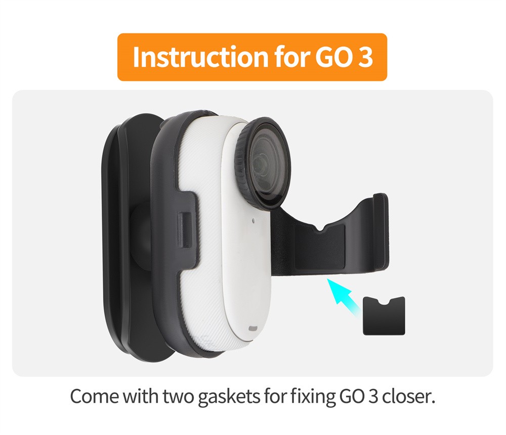 Baseball Hat Clip Mount Baseball Cap Clamp Quick for Insta360 GO3/3S Camera