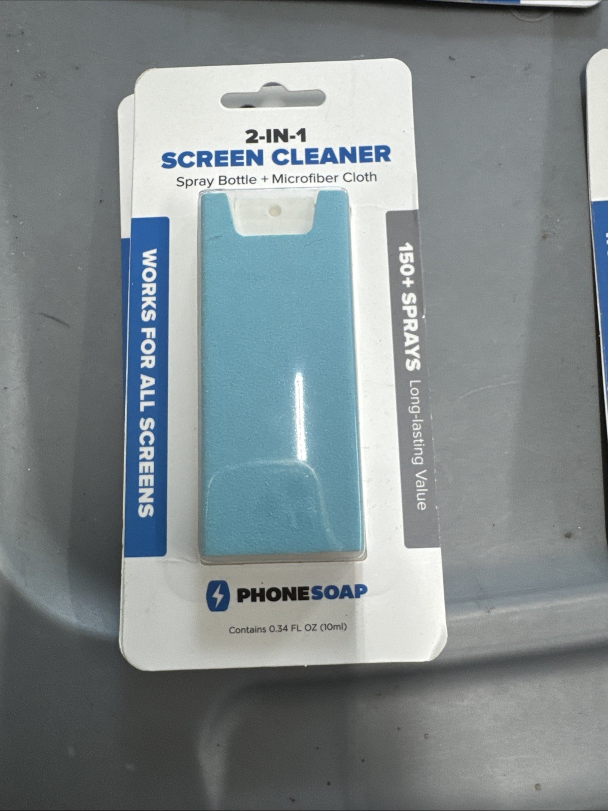 Phone Soap 2-In-1 Screen Cleaner - Works on All Screens Grey
