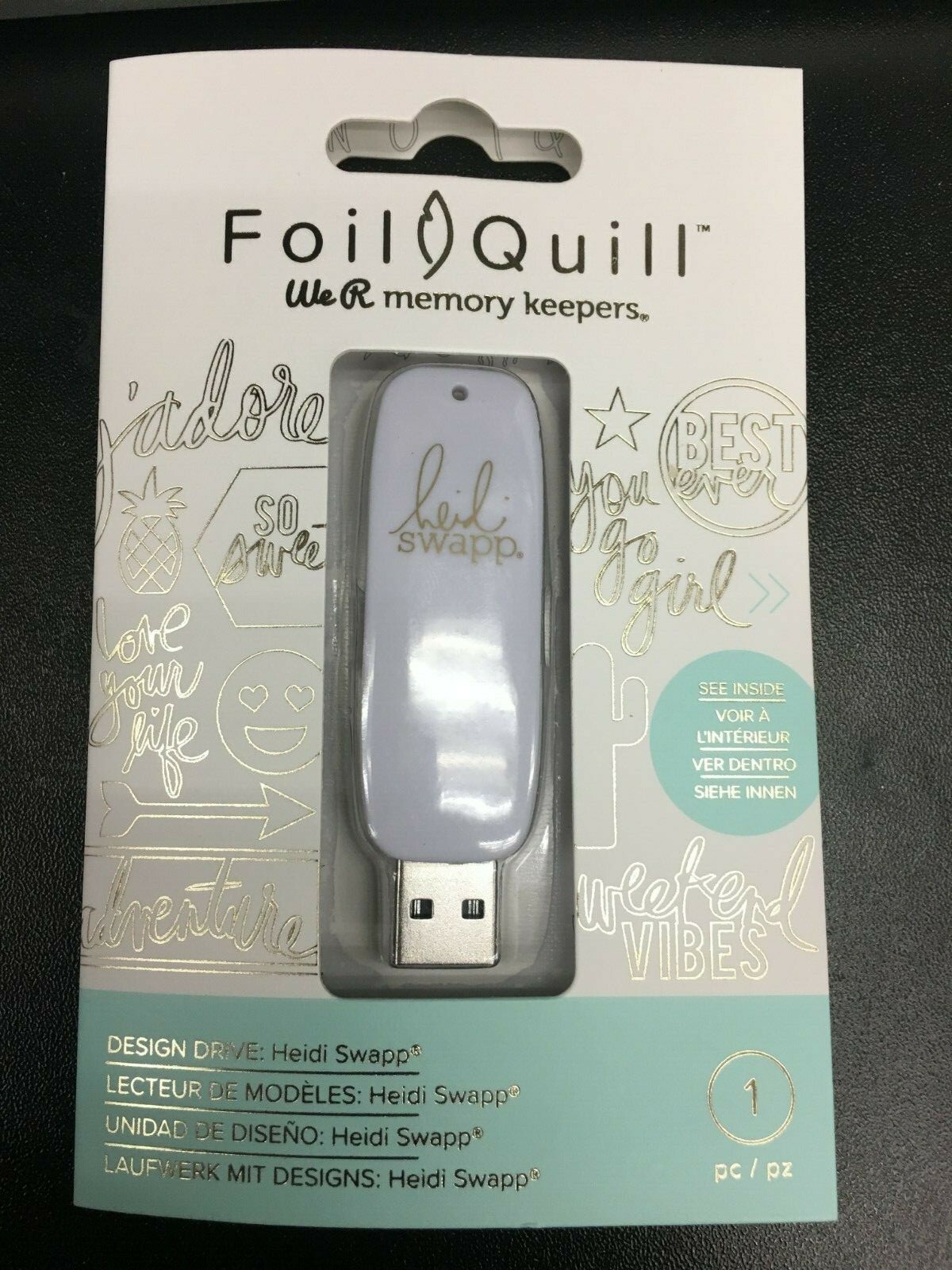 USB ARTWORK DRIVES - WR - FOIL QUILL - HEIDI SWAPP (200 DESIGNS)   660703