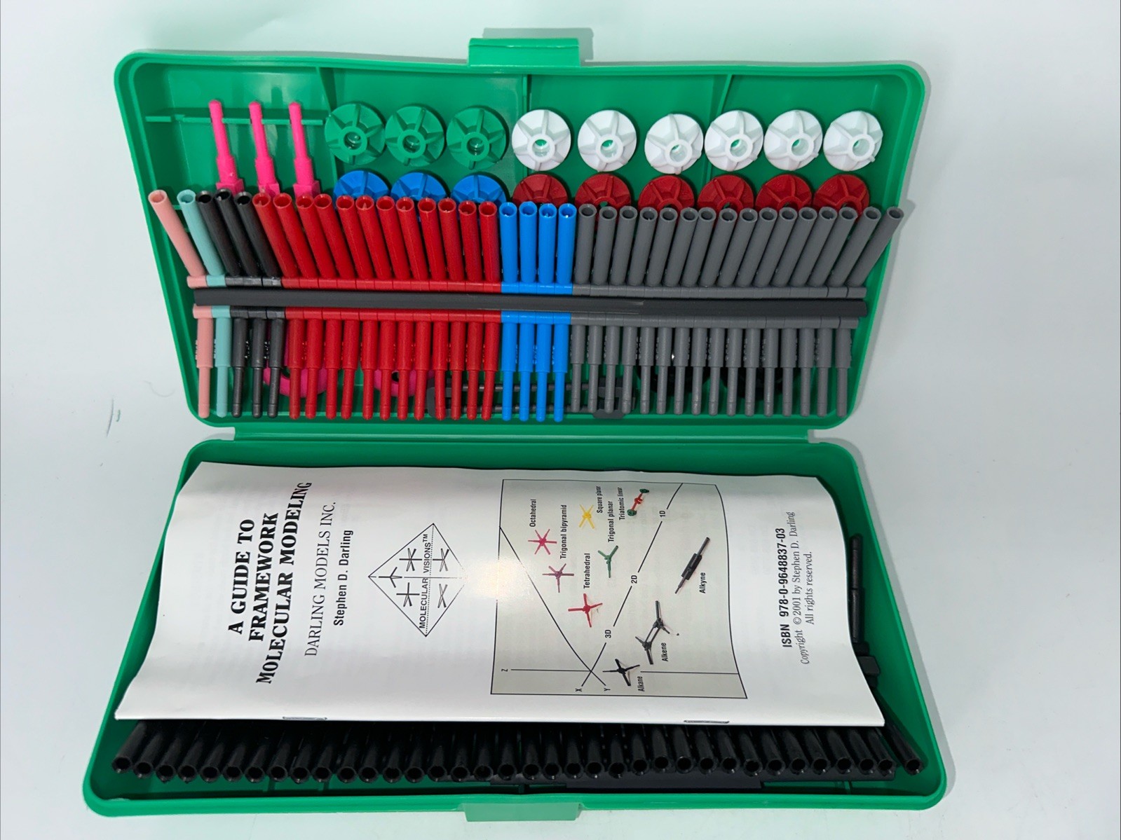 Darling Models MOLECULAR VISIONS FLEXIBLE Stereo Chemistry Model Kit READ!