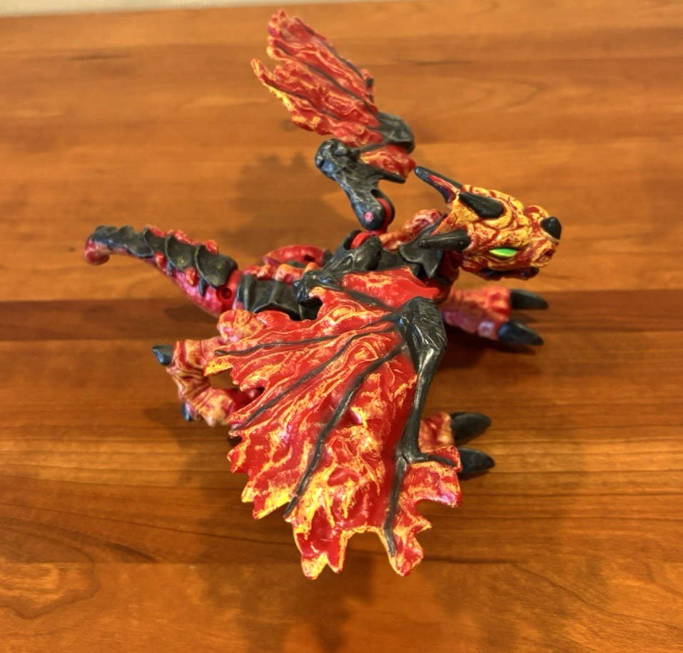 Mega Bloks Dragons Fire & Ice Flame Dragon Action Figure 9874