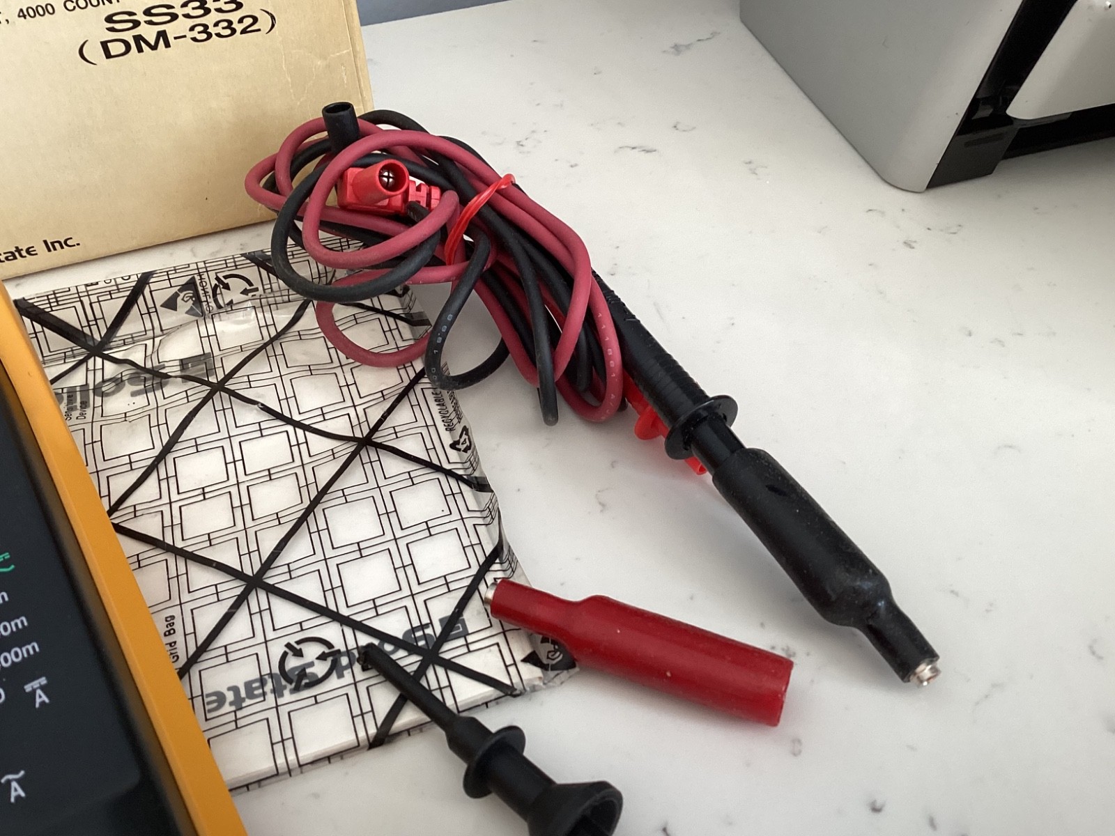 ORIGINAL BOX AUTHENTIC SOLID STATE INC. DIGITAL MULTIMETER SS33 (DM-332) NO RES