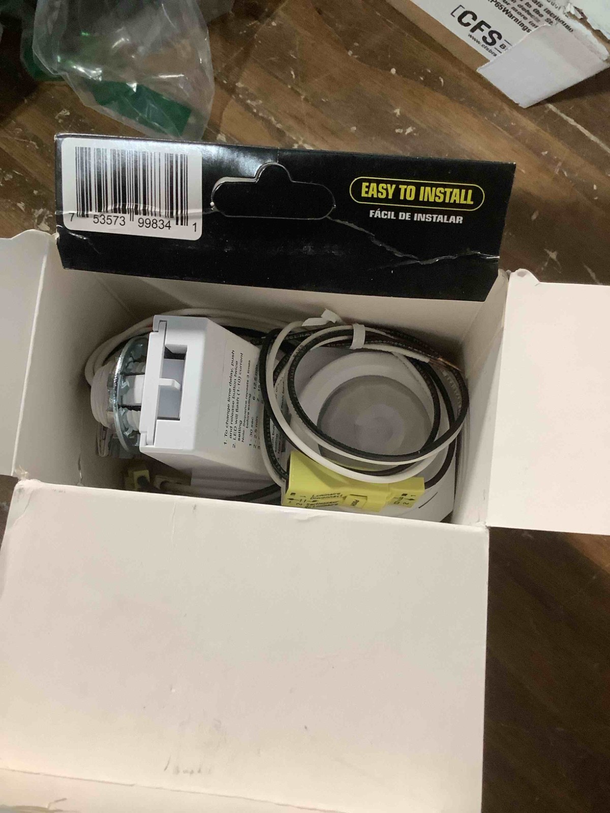 MSX12 M4 360° Occupancy Sensor Fixture Mount - White