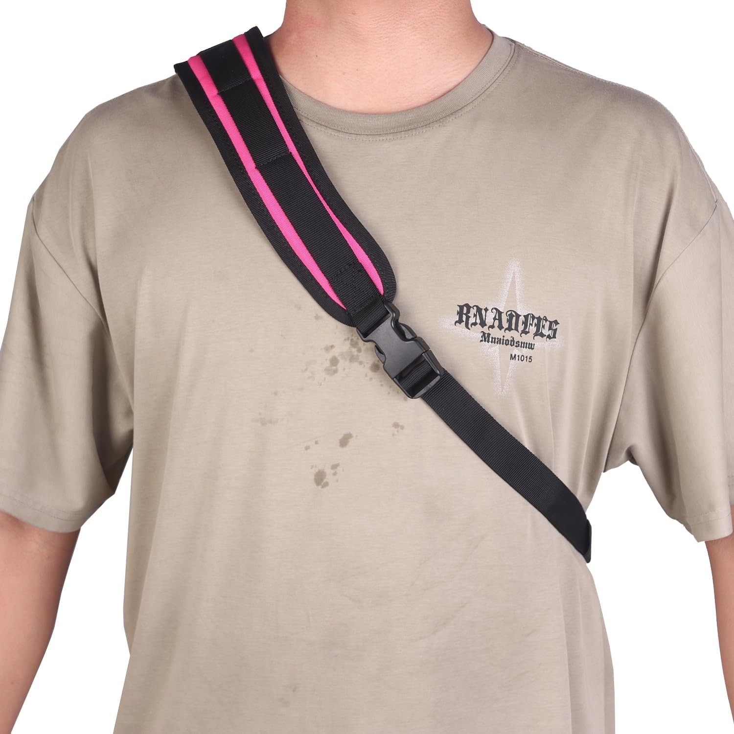 Customizable Pink Archery Quiver - Foldable, Lightweight for Target Shooting