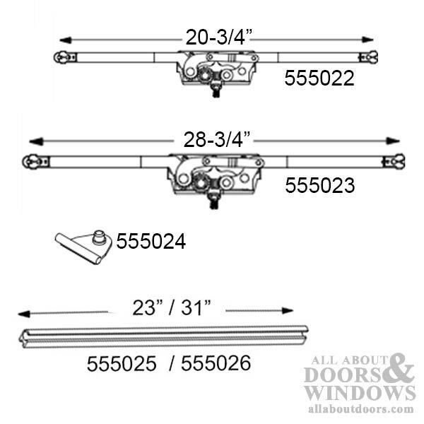 Guide Shoe With Stud Bracket Fits Truth Awning Window Operators Two Guide Shoes