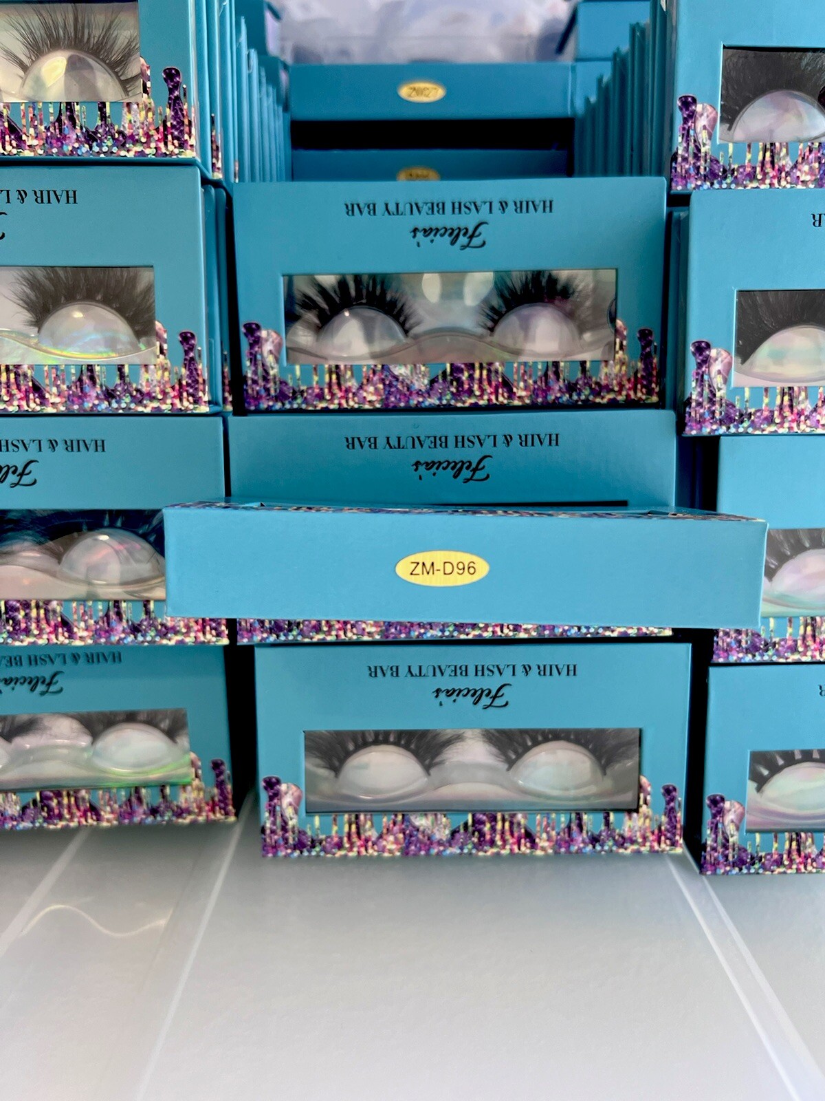 Mink Lashes fluffy false eyelashes, 18mm Dramatic look, Cat eye Apperance