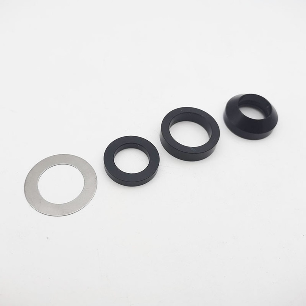 Tools Thru Axle Washer Bicycle Aluminum Alloy Bicycle Black M15x0.2/5mm