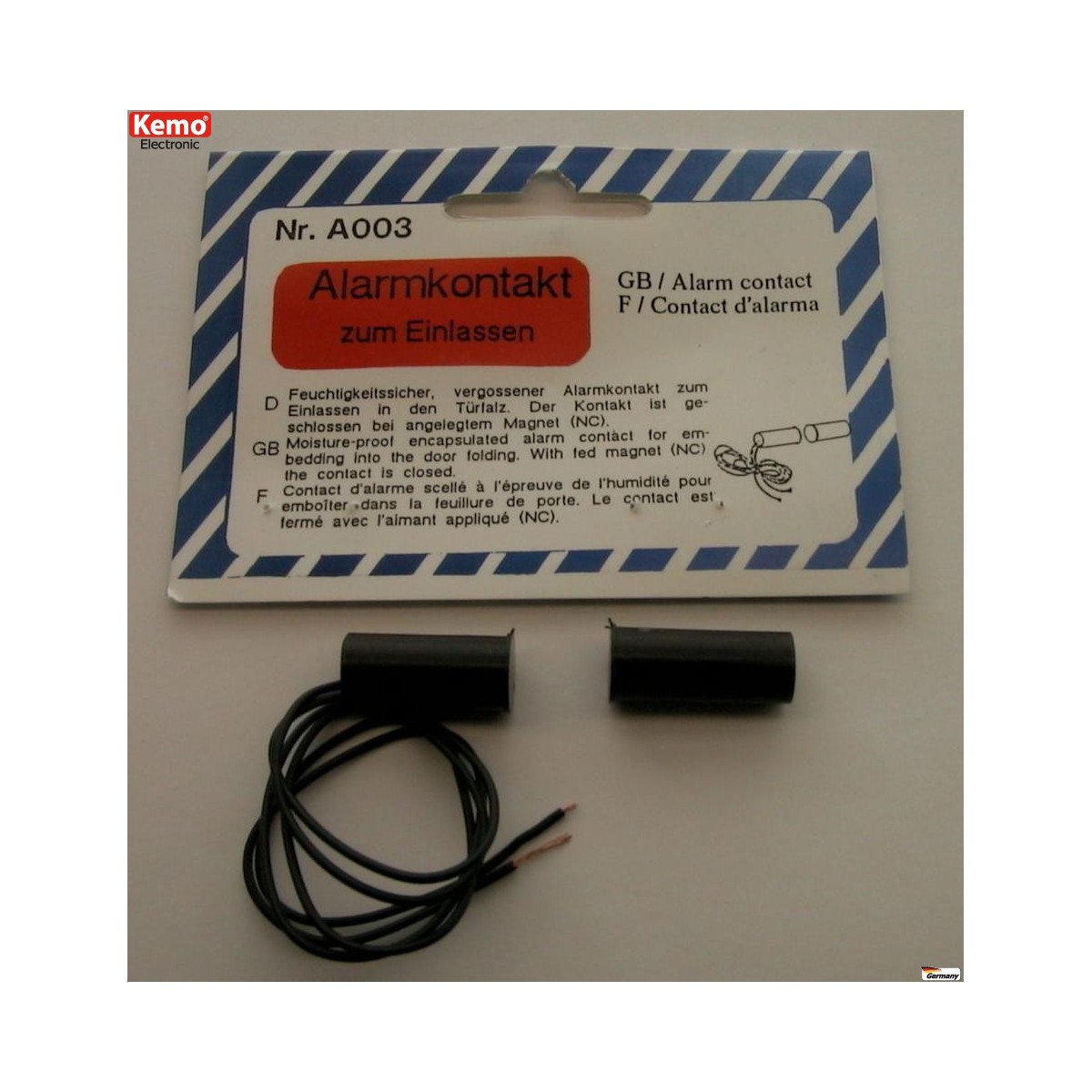 Magnetic Sensor Window Door Contact NC Alarm Intrusion Detection