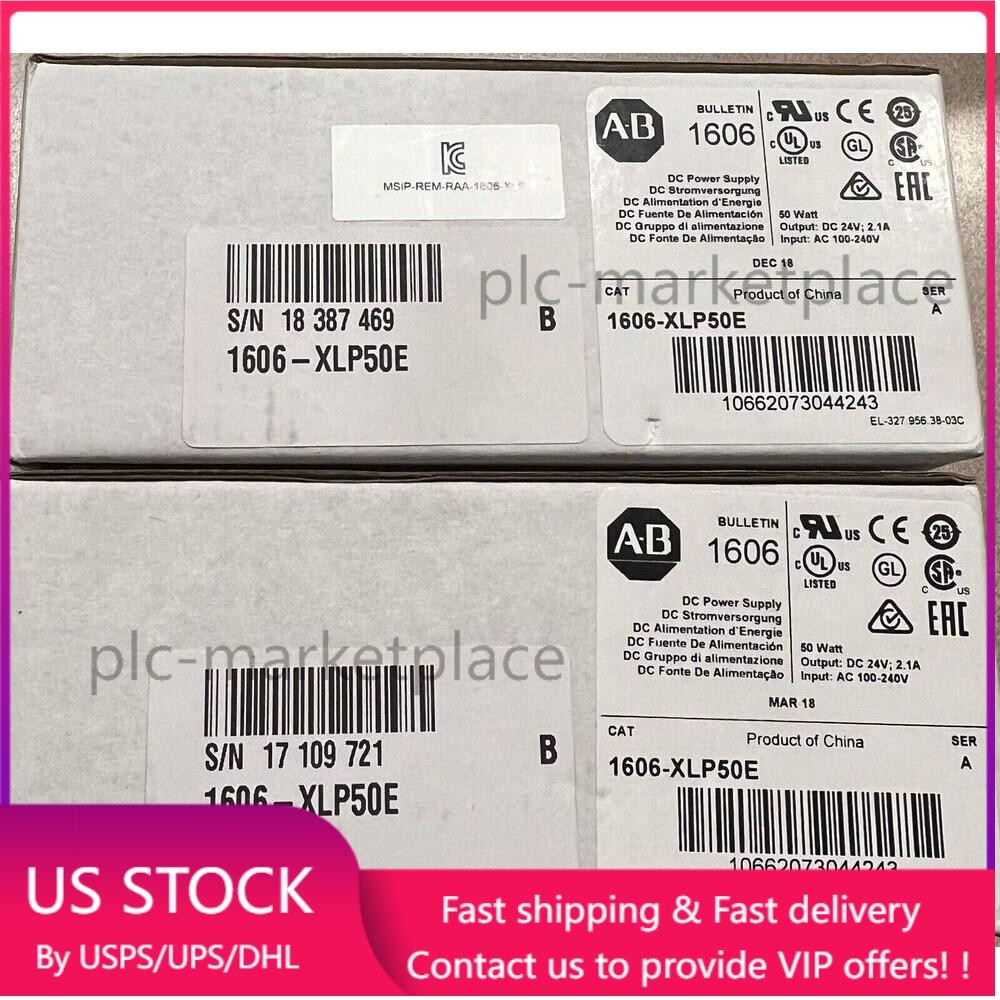 New In Box Allen-Bradley 1606-XLP50E POWER SUPPLY 1606XLP50E Fast Shipping