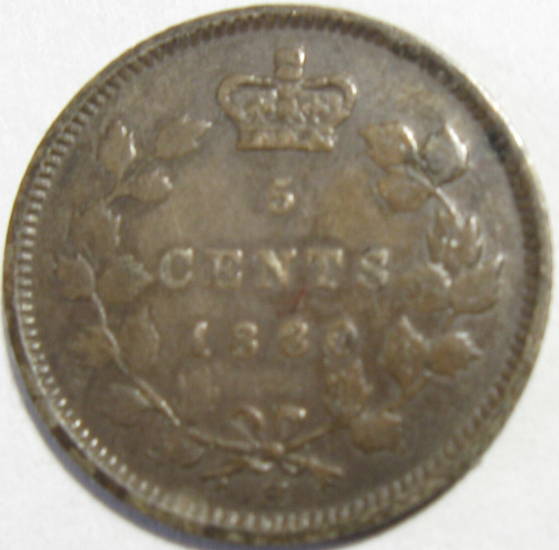 1880 H Canada 5 Five Cents - #6356-50