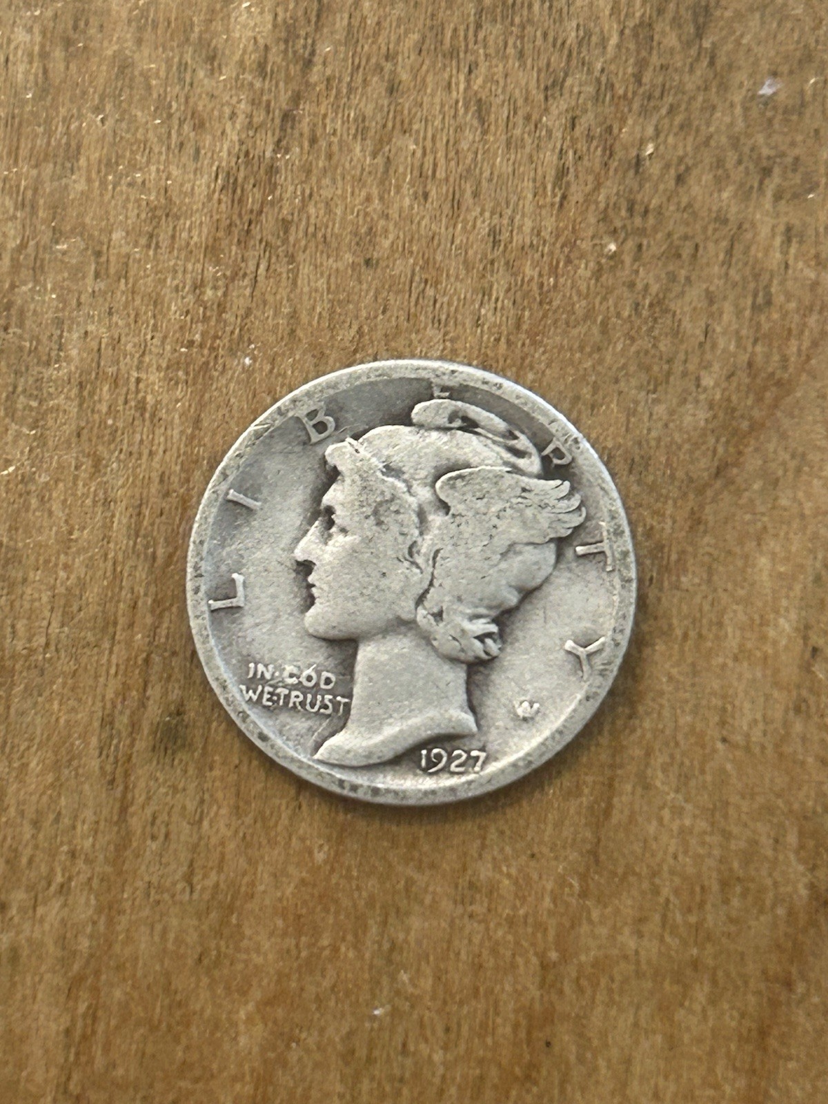 1927 Mercury Dime VG