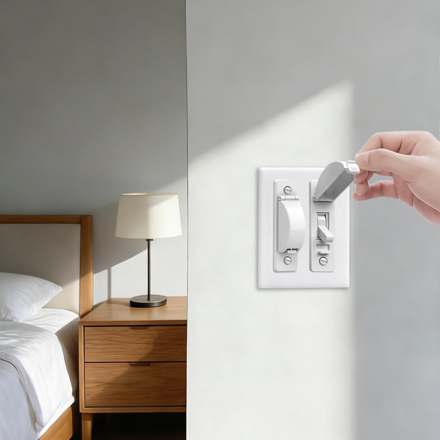 Light Switch Cover Guard Child Proof Switch Guard 2Pcs For Toggle Switch Prevent